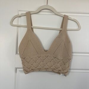 Free People crochet crop top!
